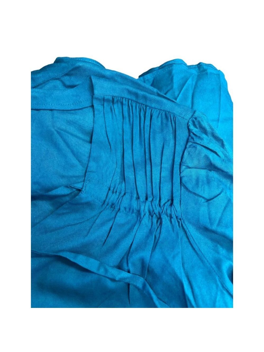 Jessica Simpson Women's Leslie Boho Long Flare Sleeve Drawstring Fashion Top - Picture 5 of 5